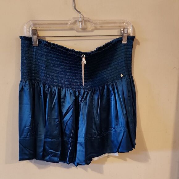 NATURAL LIFE Pants - Natural life super cute smocked shorts  Smocked TEAL COLORED NWT